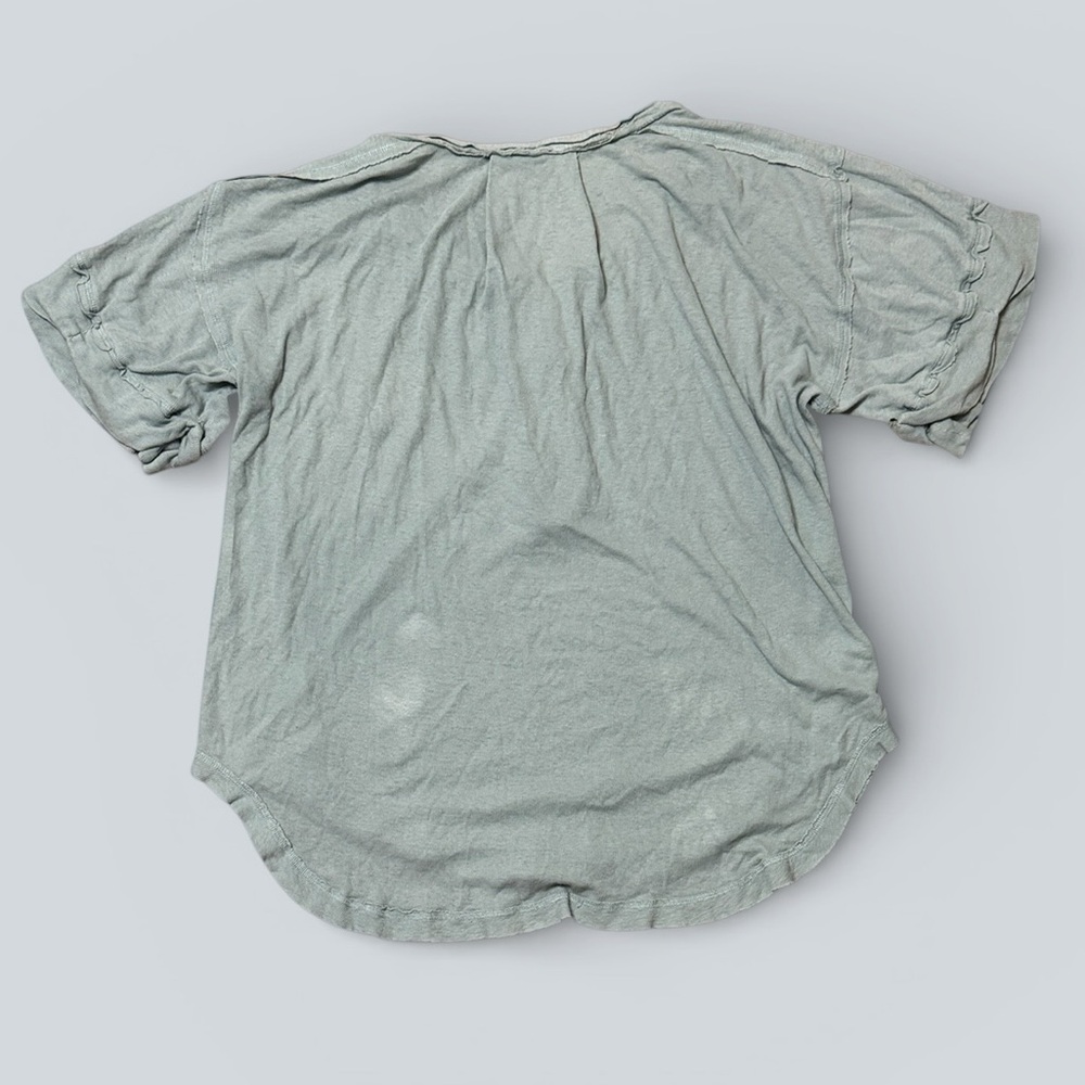We The Free by Free People Heritage Henley – Ocean Mist - Picture 5 of 6